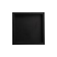 304 Stainless steel 7cm thickness black shower wall niche