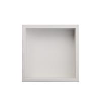 White 304 Stainless steel bathroom recessed shower niche