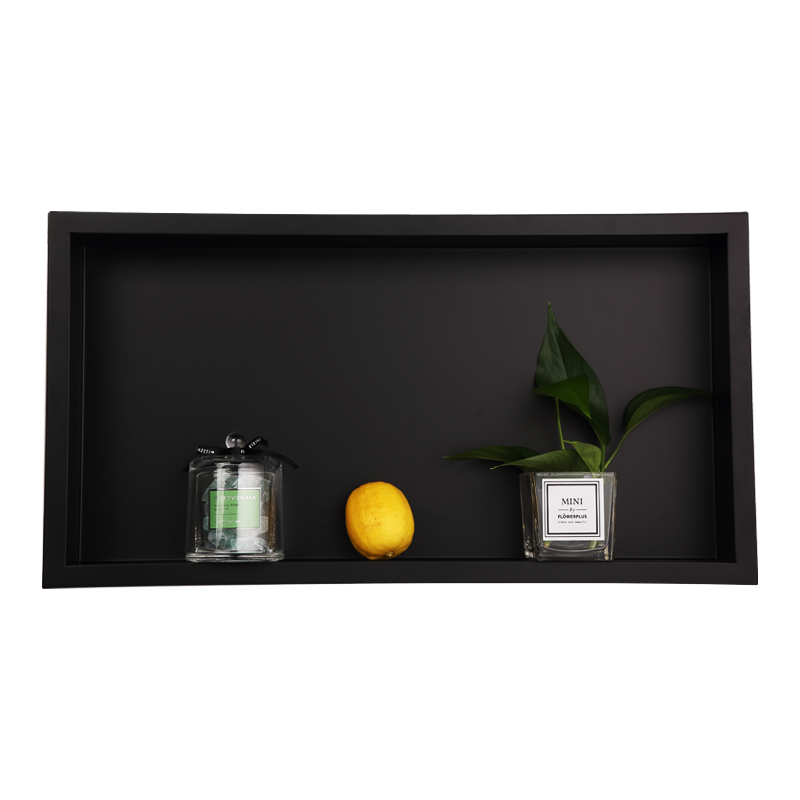 30*60*7cm Black bathroom shower niche