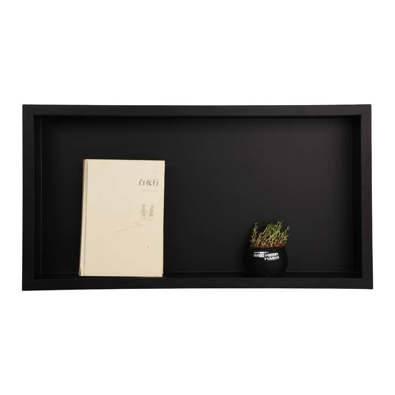 30*60*7cm Black bathroom shower niche