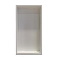 White 304 Stainless steel rectangle shower niche